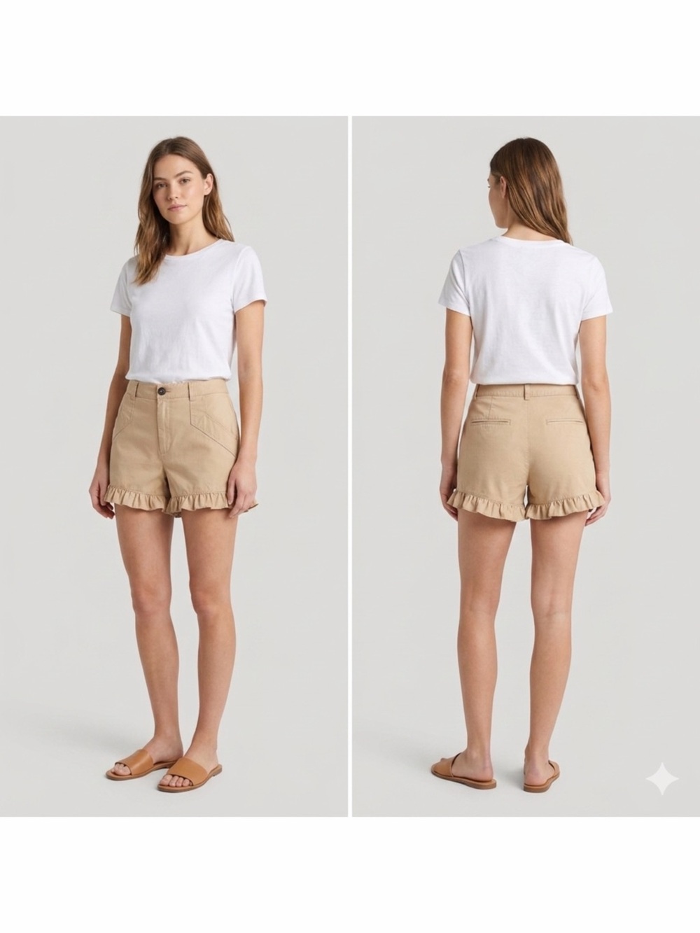 Ganni Ruffled Shorts Size 38/ US 6